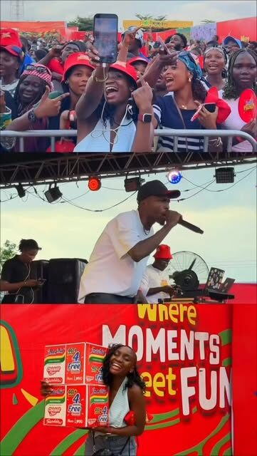 Indomie Palooza crowd and stage