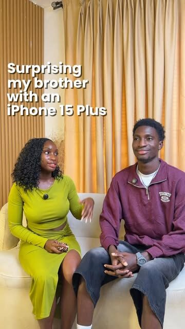 VA surprising her brother with a phone